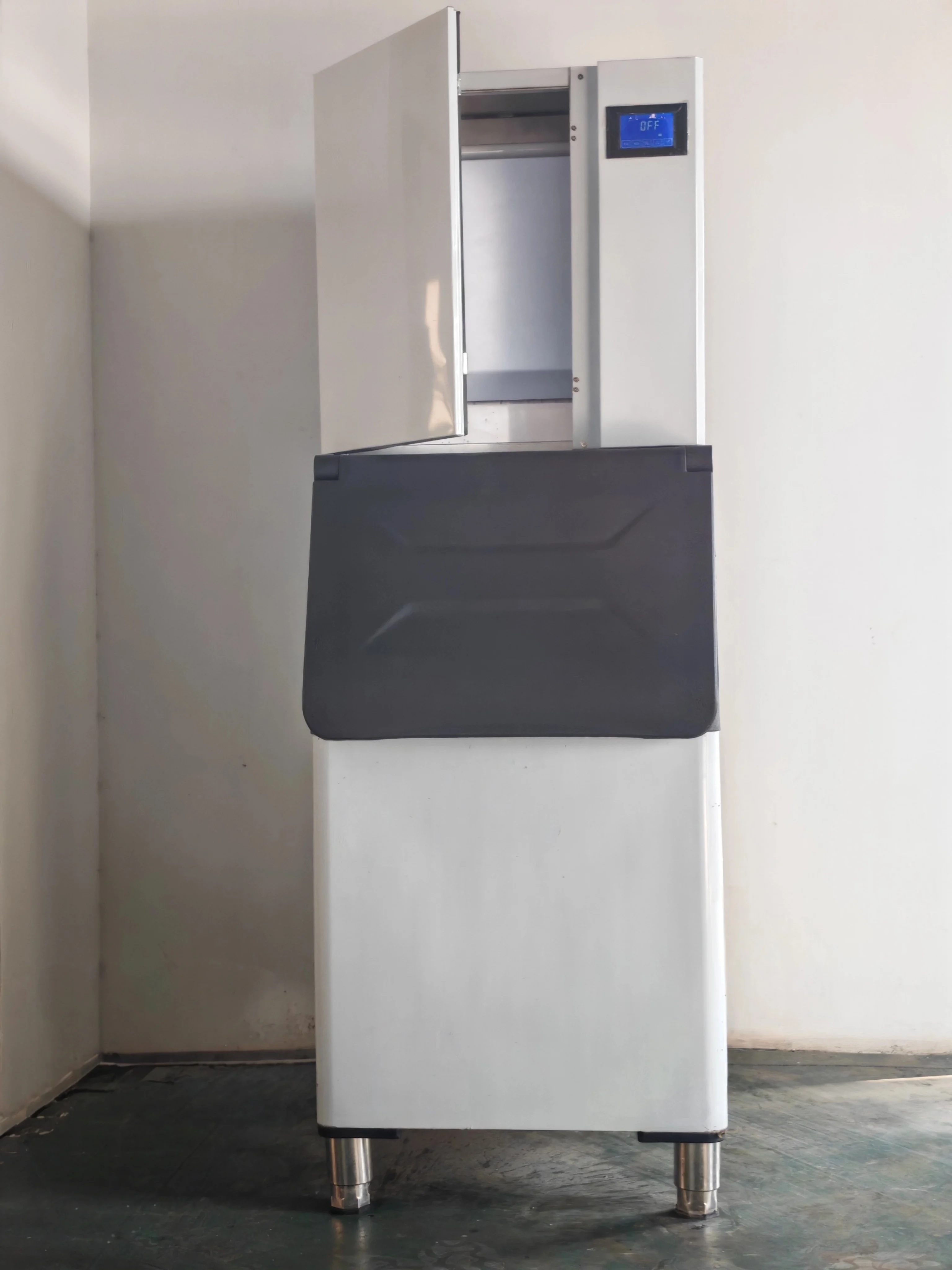 آلة صنع الثلج الصناعية التجارية 300 كجم / 24 ساعة صانع الثلج للأعمال المنزلية، آلة صنع مكعبات الثلج للبيع #2