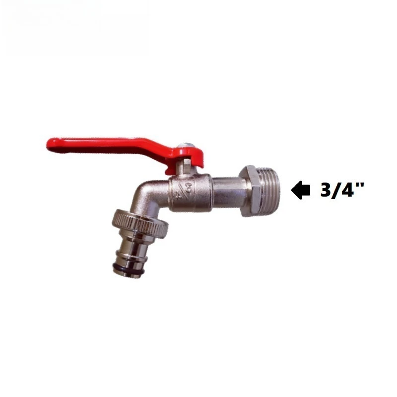 Single-out Zinc Alloy Faucet, 3/4 X 3/4 Garden Zinc Alloy Faucet