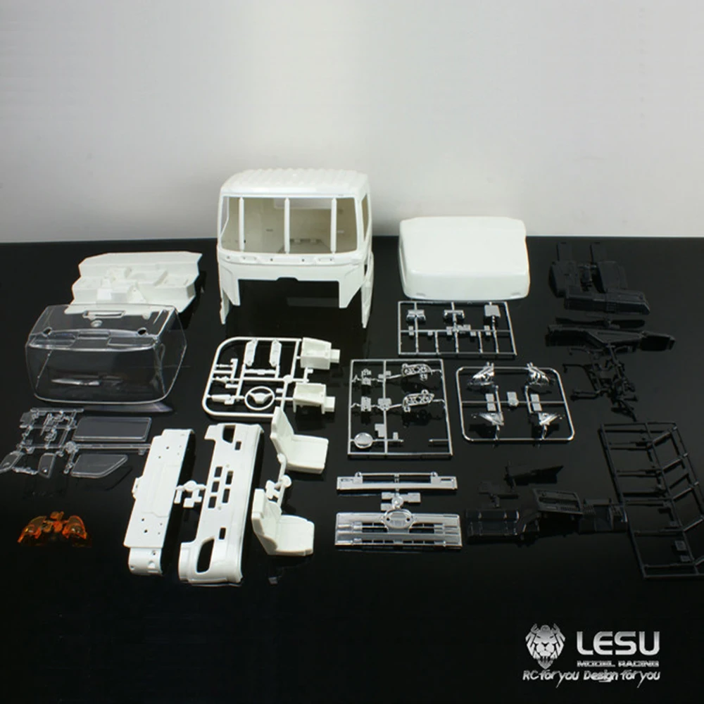 タミヤ1/14 Truck Cab LESU製 日野キャブ LESU 1/14 Scale 700 Cab Kit Cabin Assembly For Tamiya Hino 1/14 RC