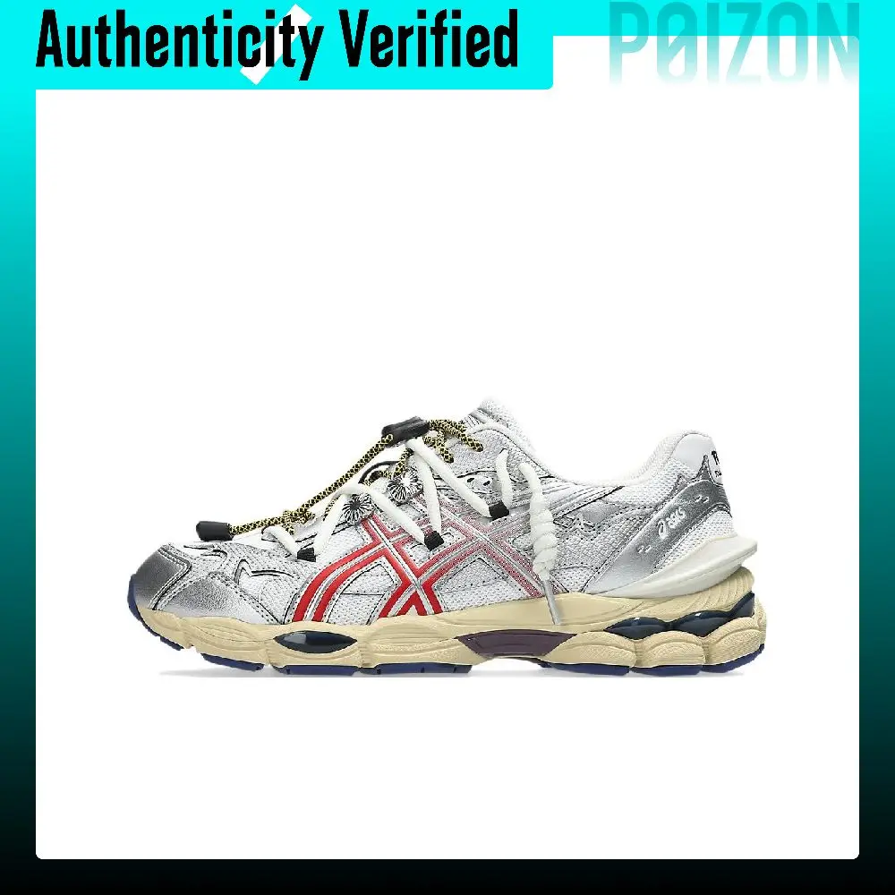 TOGA x ASICS Gel Cumulus 16 Low top Running Shoes Unisex Silver Red 1203B115-100