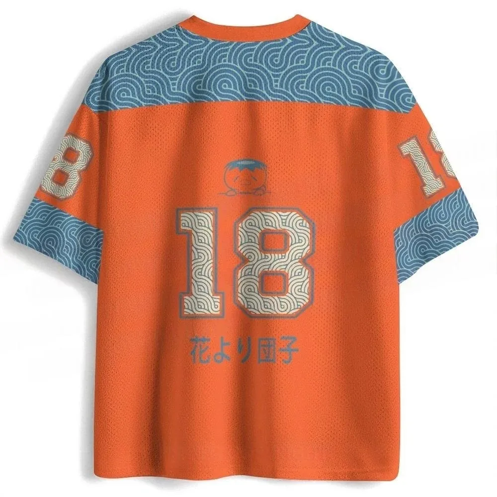 Summer Fashion New Design Japanese Oniha Ramen 3D Printed Men Women's V-Neck SportsT-Shirt Breathable Street Y2K Family Clothing