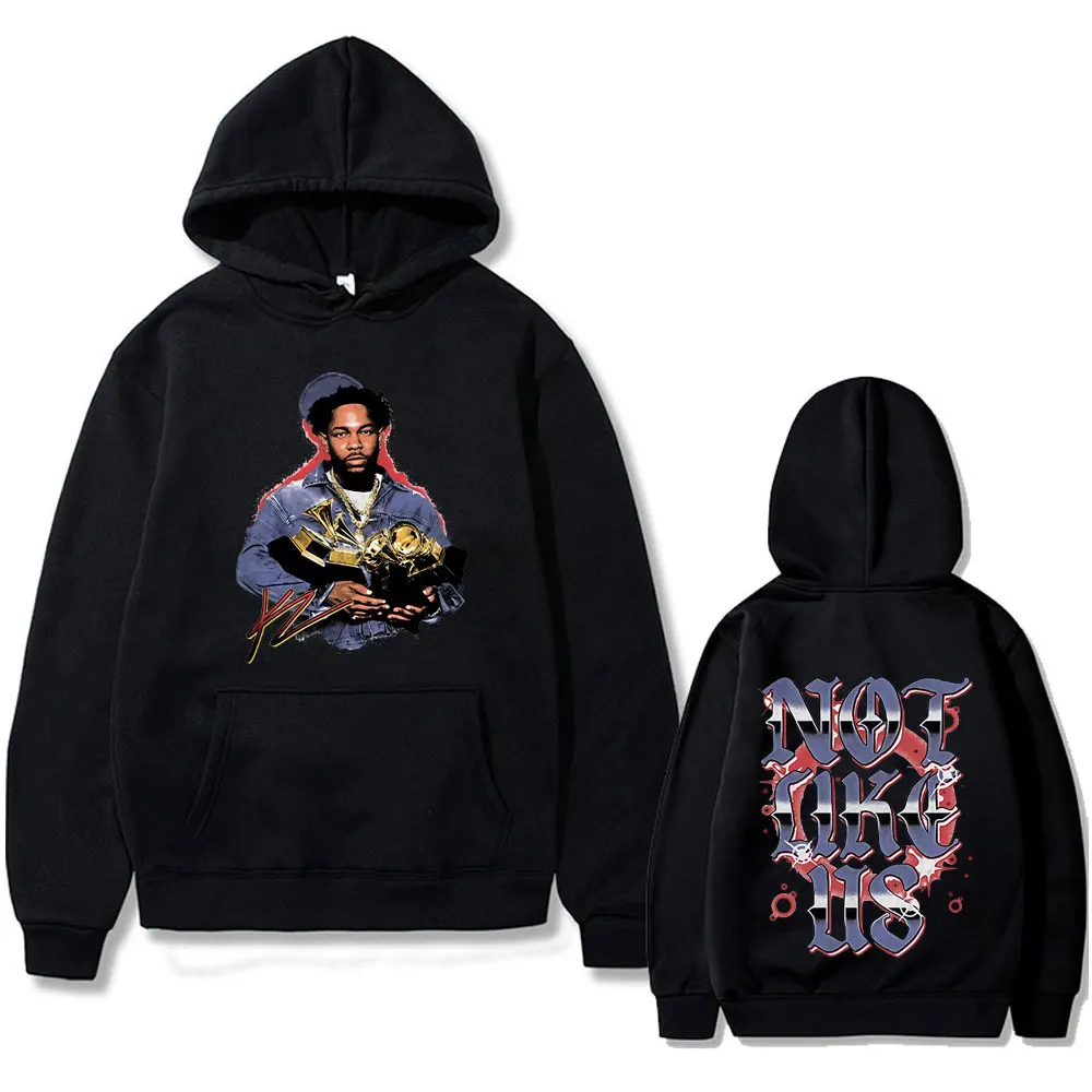 

Rapper Kendrick Lamar They Not Like Us Graphic Hoodie Men Hip Hop Fashion Pop Music Streetwear Men's Vintage Oversized Hoodies