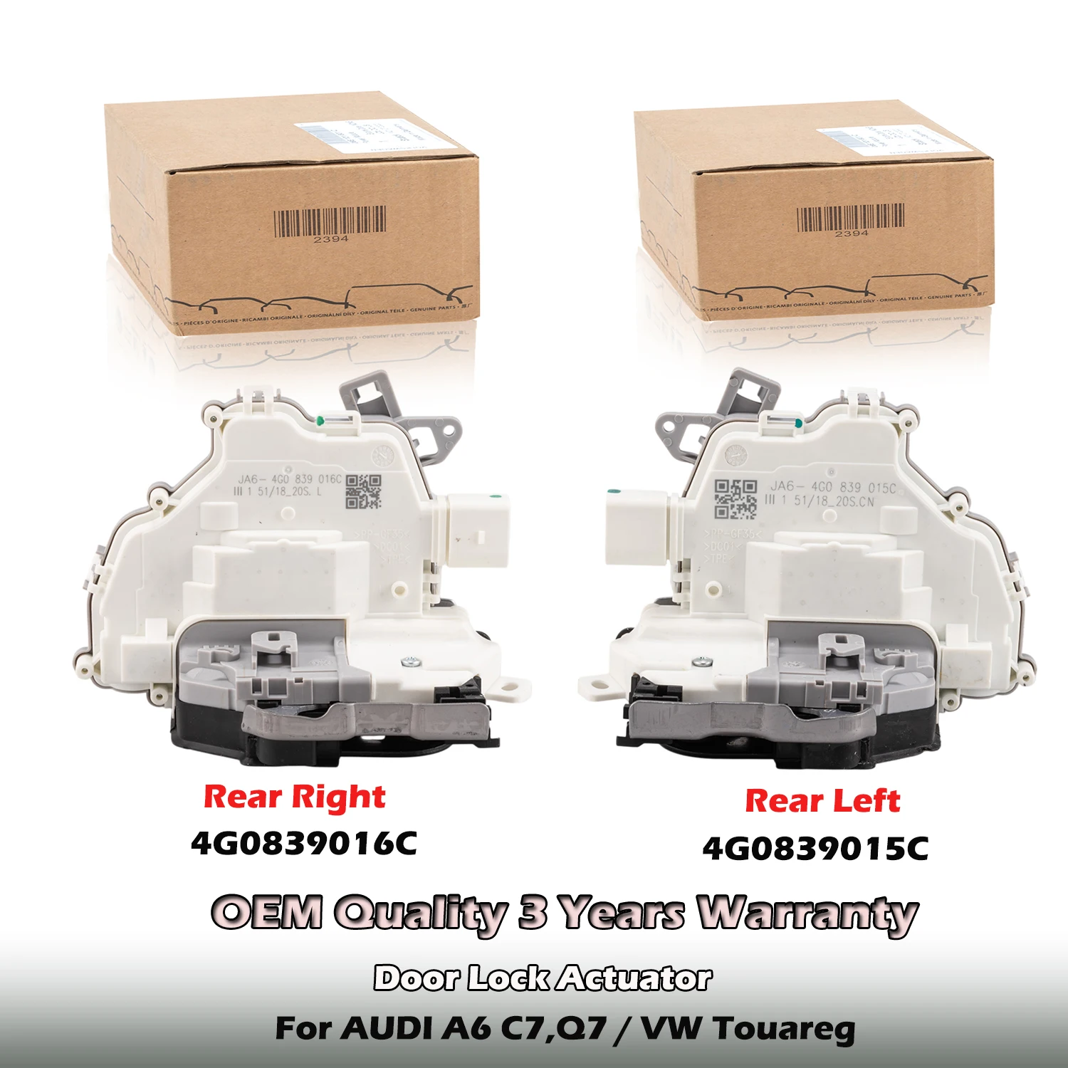 

4G0839015C,4G0839016C Rear Left or Rear Right Door Lock Actuator For AUDI A6 C7,Q7/VW Touareg