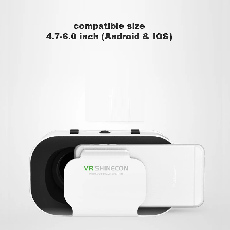VR Shinecon Casque Auricolare Bicchieri di Realtà Virtuale 3D Casco 3 D Per il iPhone Android Smart Phone Smartphone Occhiali Viar Mobile