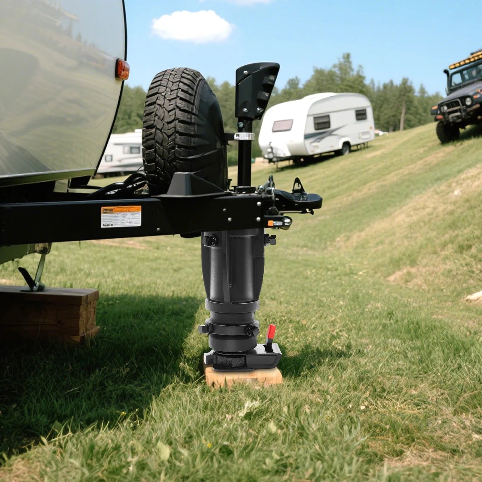 

Сверхмощный адаптер C5G1216 высотой 12-16 дюймов с 5-м колесом и гибкой стойкой C5G1216 для грузовика с прицепом на колесах, высокая грузоподъемность, устойчивая к ржавчине