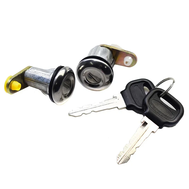 1 Pair BE32-76-210 BE32-76-220 Left Right Door Lock with Keys Fit for Ford Festiva Mazda B1800 B2200 B2600 RX-2 RX-3 RX-4 RX-7