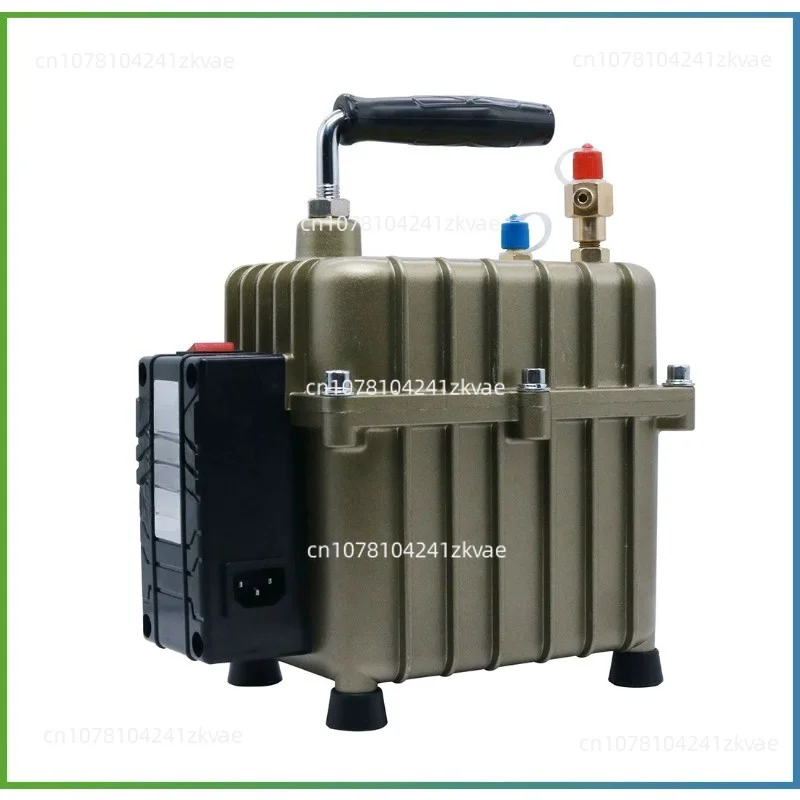 Vacuum Pump AC Leak Detection Tool Auto Air Conditioning Refrigerant Charge Evacuation Dual Use