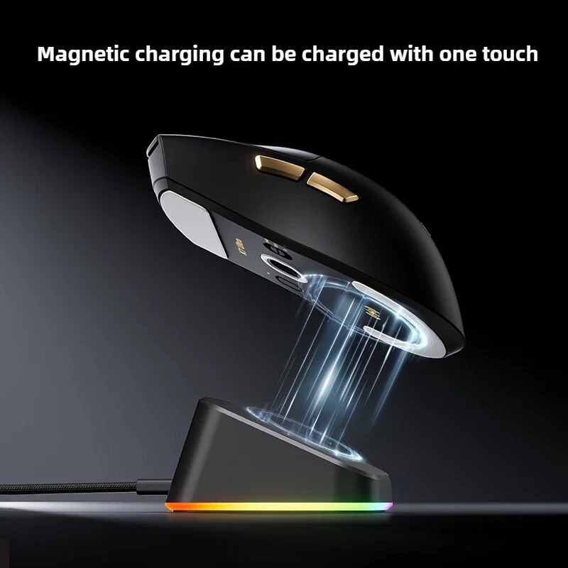 

MCHOSE K7 Ultra Беспроводная мышь, легкая игровая мышь для киберспорта, проводная/2,4G/Bluetooth, 3 режима, PAW3950, аксессуары для ПК с двойным приводом