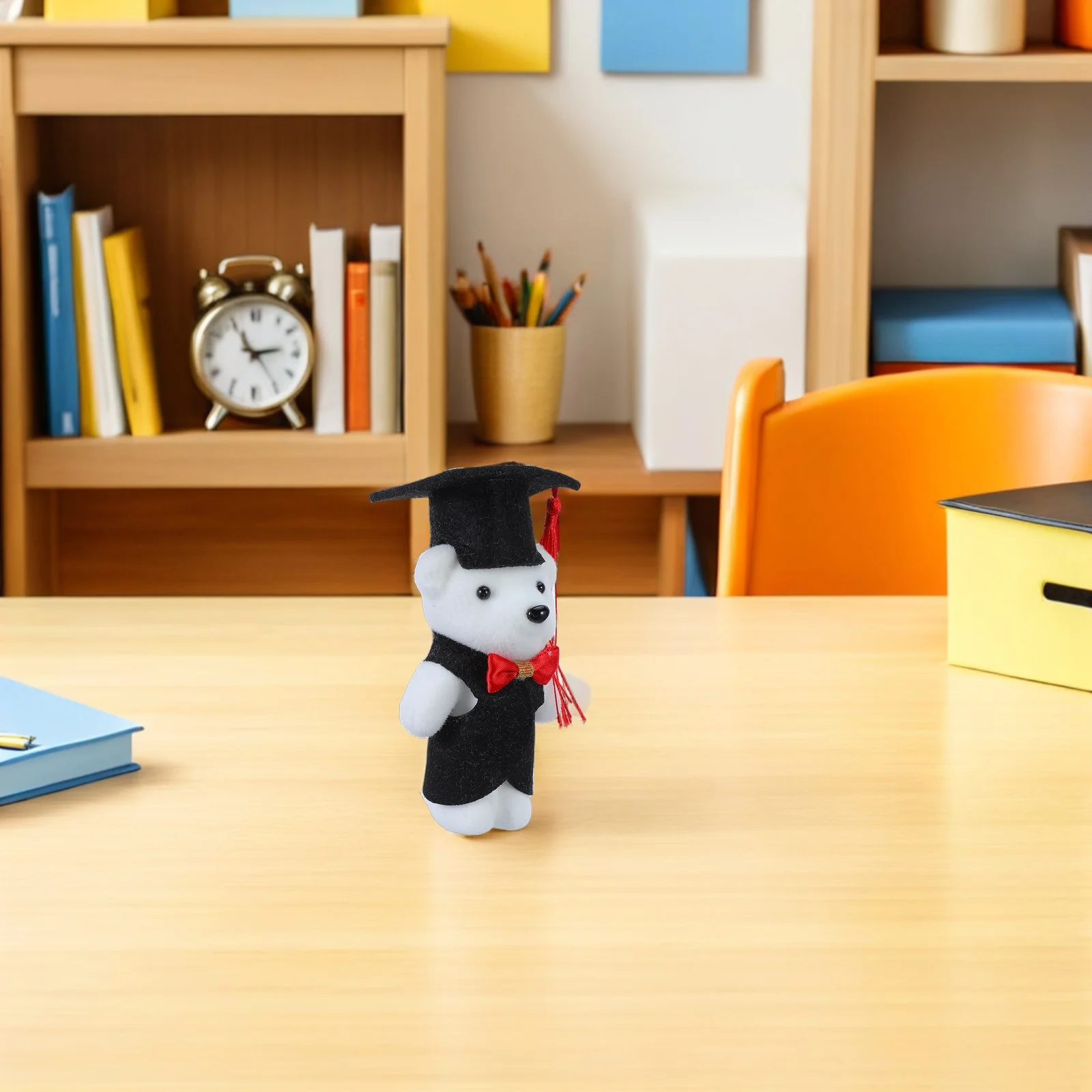 졸업식을 위한 10개 졸업 축하 곰인형, 부드러운 의사 곰, 꽃꽂이 부케, 졸업 파티 선물, 미니 졸업 동물 기념품