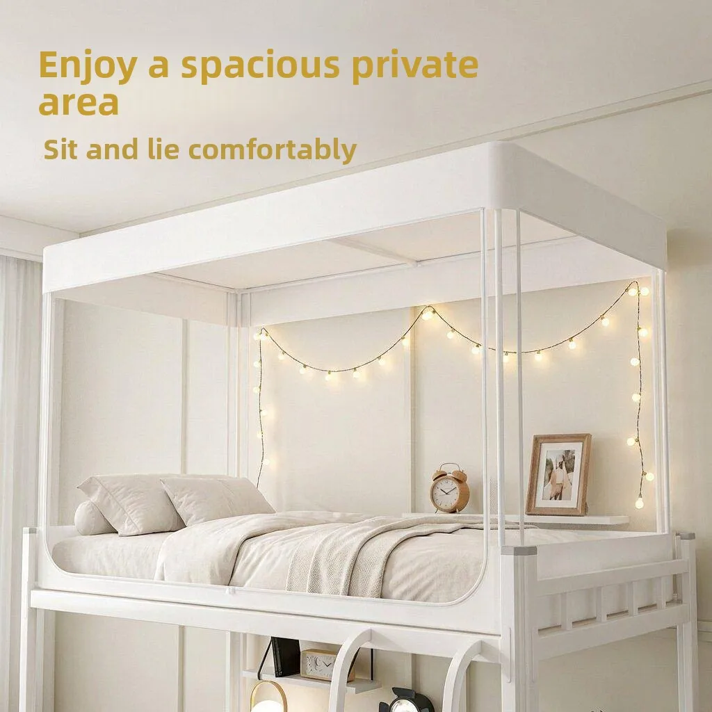 Full Bottom Mosquito Net for Student Dormitory Bedding Junior High School Boarding Upper And Lower Bunk Bed New One All Bottom
