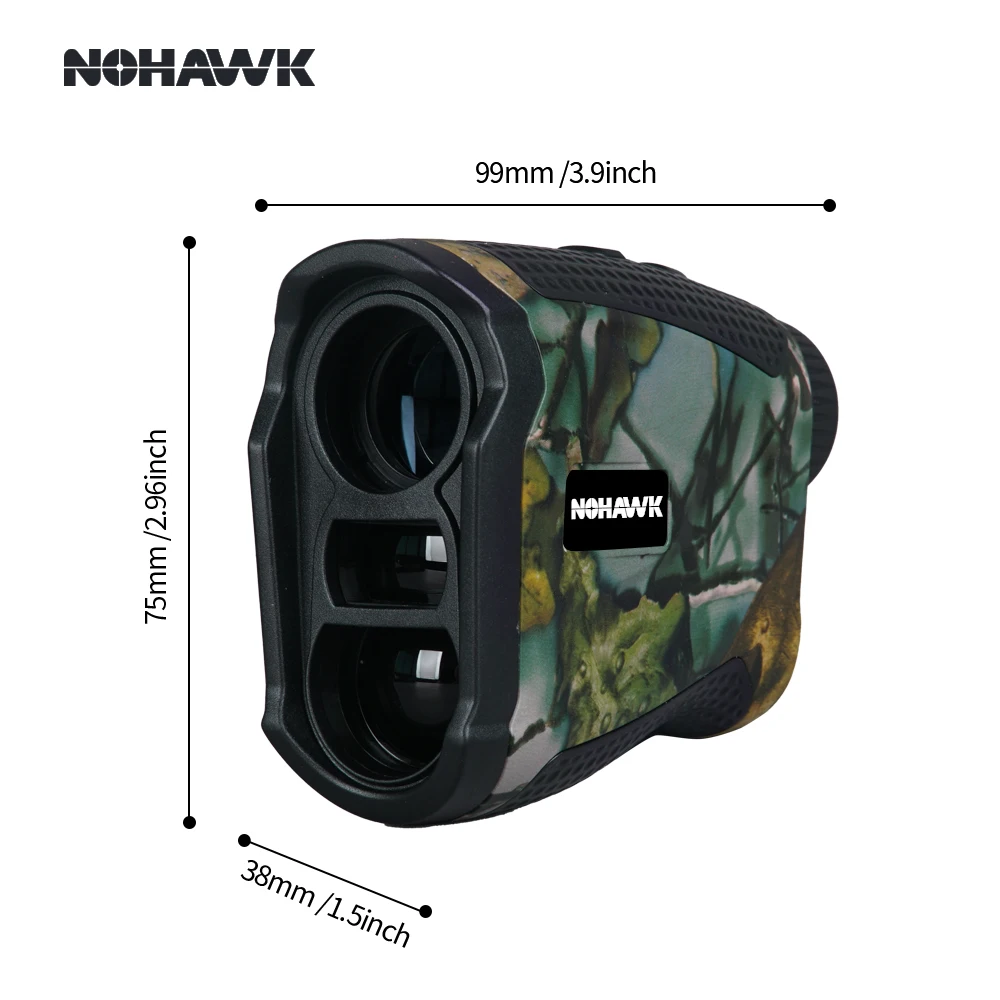 Multifunctional Hunting Laser Rangefinder 1000M Distance Measurement with Multiple Modes for Hunting Golf and Shooting