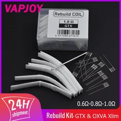 Kit de reconstruction pour GTX 0.8 OXVA Xlim V2, fil de résistance à mailles 1.0-0.6 ohm, tête de bobine, bricolage, réparation, Kit d'outils de remplacement