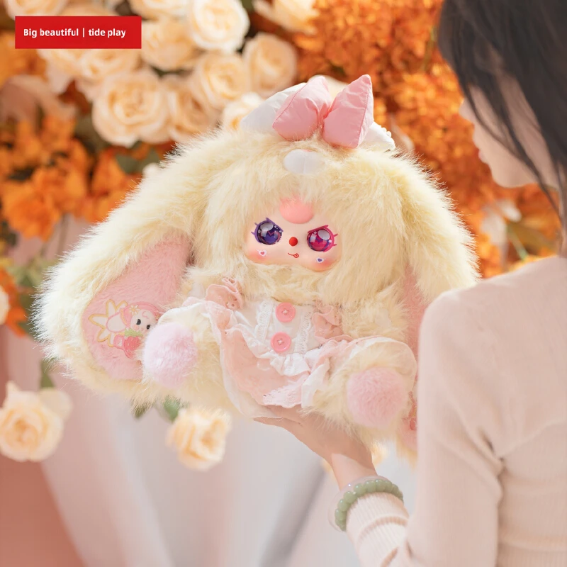 

100%Baby Three Lily Rabbit Town Series 5 400% Plush Blind Box Vinyl Plush Art Toy Home Furnishing Decoration In Stock Gift