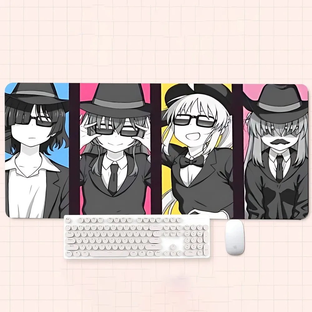 Hot B_bocchi The R_rock Anime Mousepad New Arrivals Large Gaming Mousepad L XL XXL Gamer Mouse Pad Size For Keyboards Mat