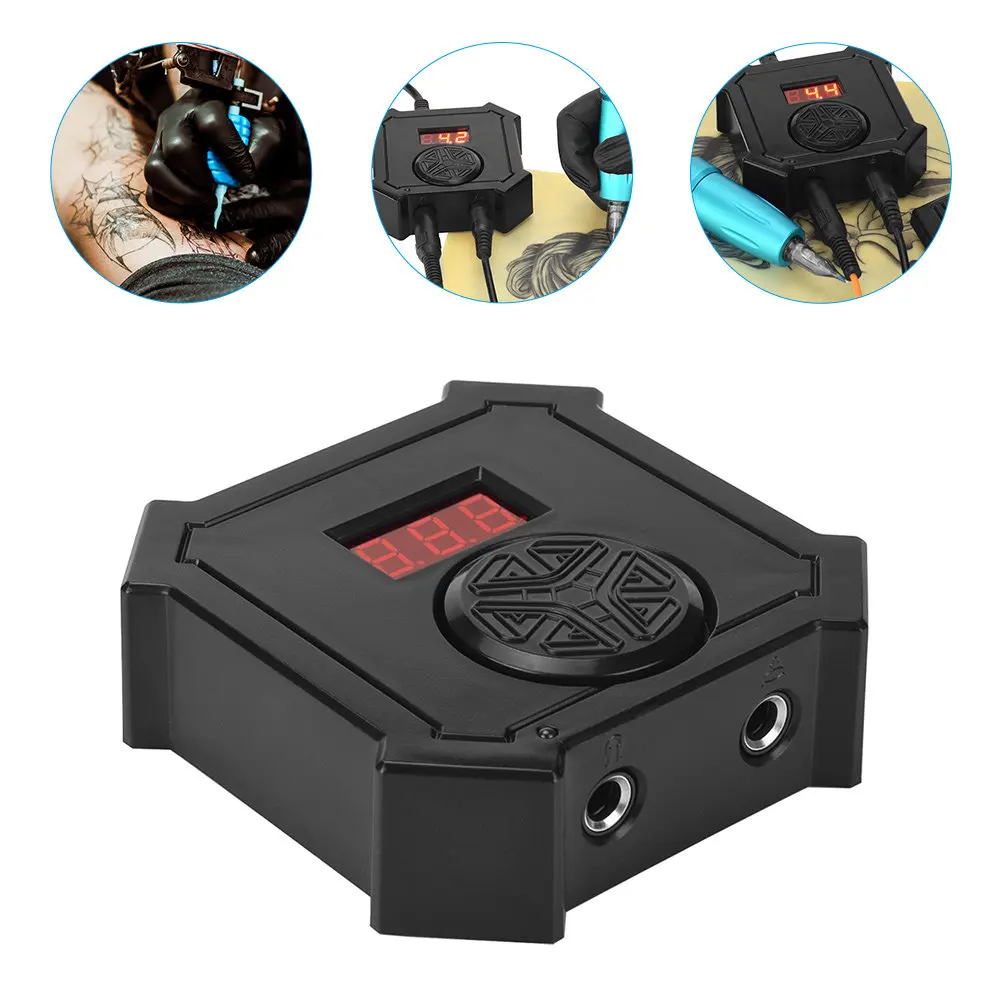 

Стабилизатор напряжения для тату-машинок с цифровым дисплеем, адаптер питания для татуировок, вилка стандарта США, светодиодный индикатор, принадлежности для тату-машины