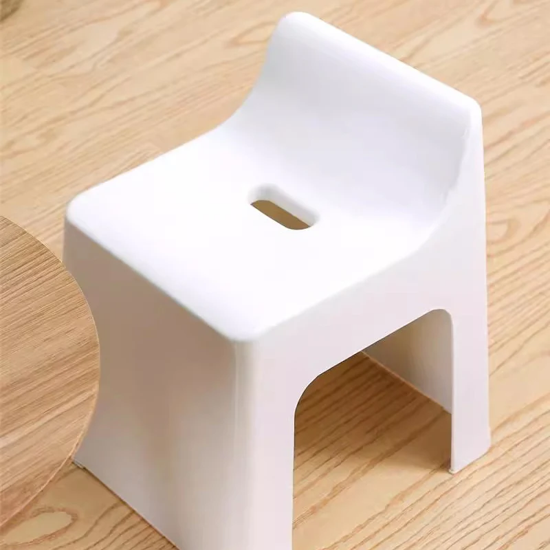 Bathroom Chair Designer Space Saving Tabouret Home Furniture Foot Bench Portable Cute Baby Stool Bedroom Nordic Plastic Shower