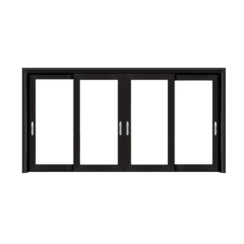 Modern heavy-duty sound insulation sliding door aluminum alloy frame double-layer glass tempered glass floor-to-ceiling