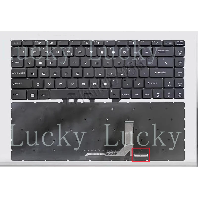 

Новая клавиатура для MSI GS65 Stealth GS65VR MS-16Q1 MS-16Q2, американская раскладка, с RGB-подсветкой каждой клавиши