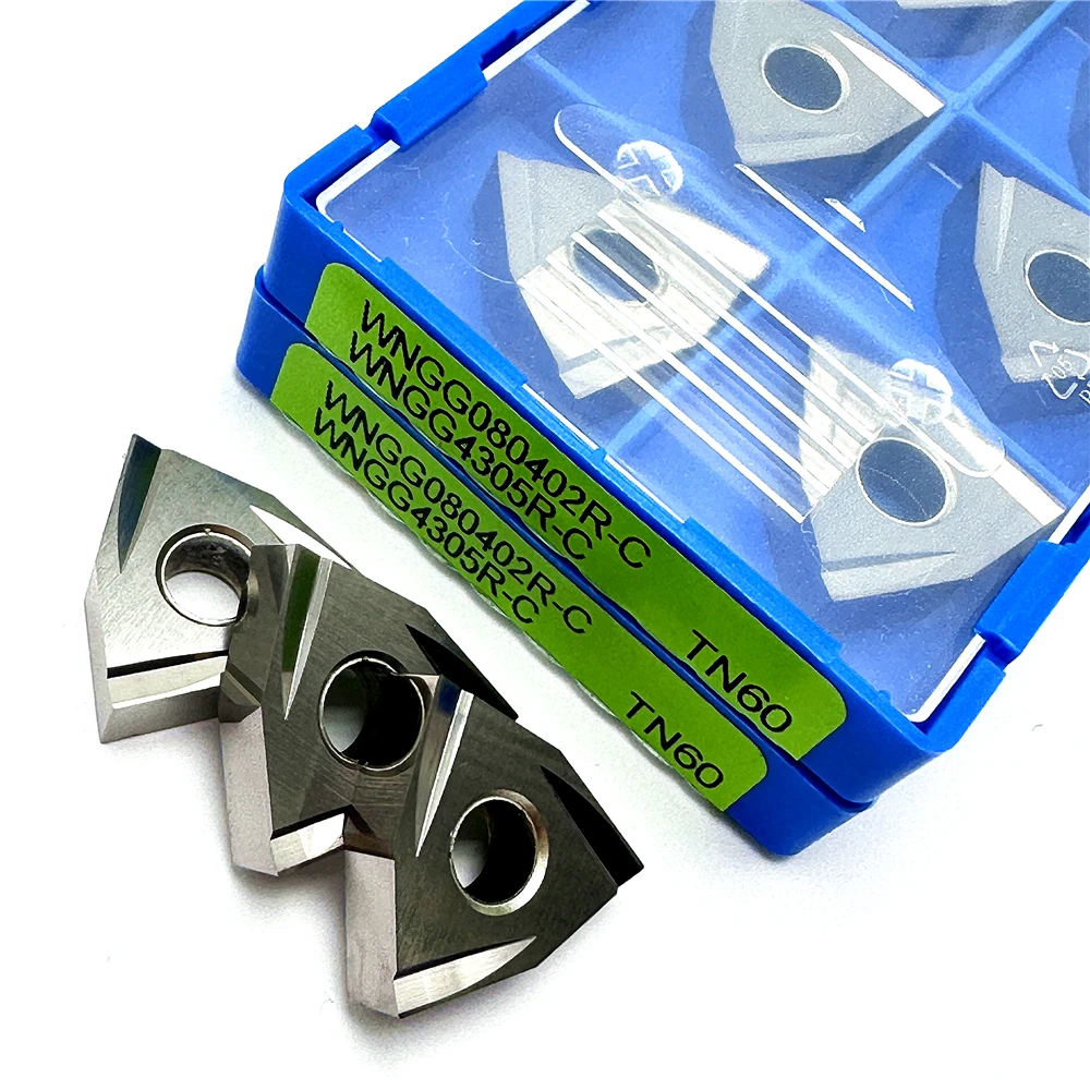 WNGG080402 WNGG080404R-C/R-S TN60 Utensile per tornitura in ceramica metallica Lavorazione dell'acciaio Utensile da taglio per tornitura esterna di alta qualità CNC