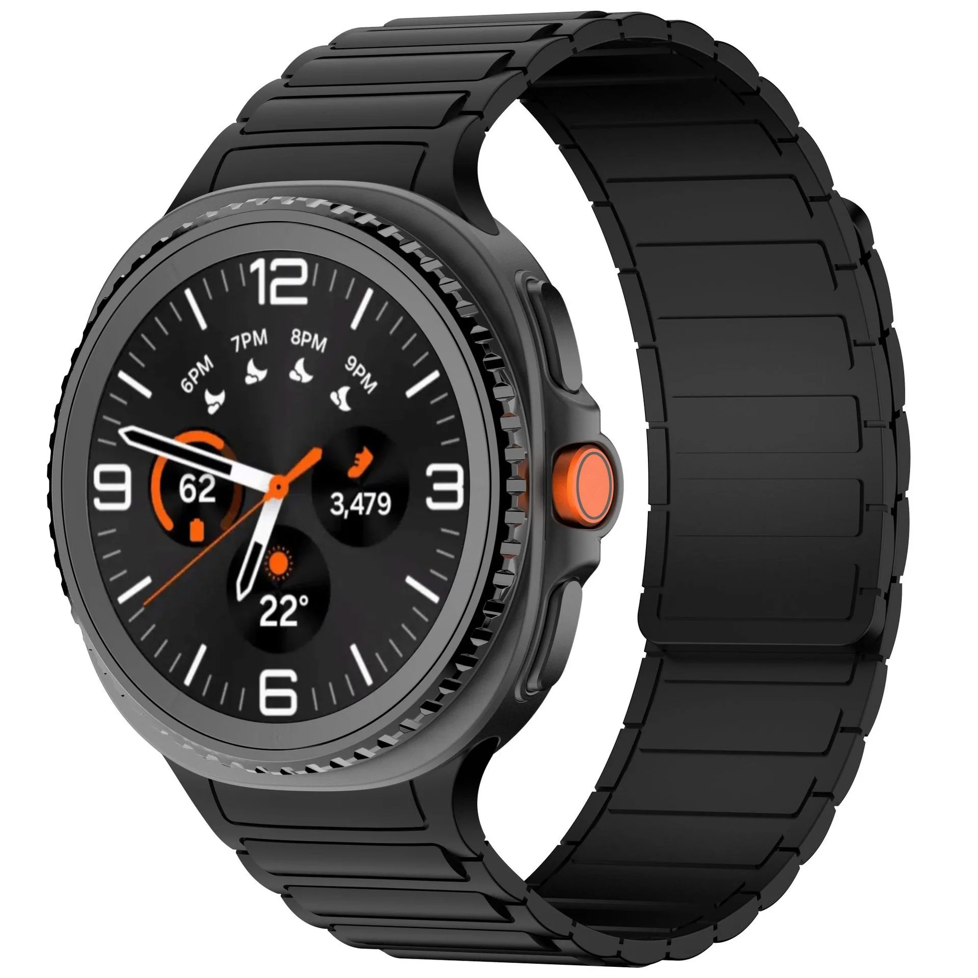 Silicone Strap for Samsung Galaxy Watch 8 40mm 44mm Original Sports Magnetic Bracelet for Galaxy Watch 8 Classic 46mm Wristband