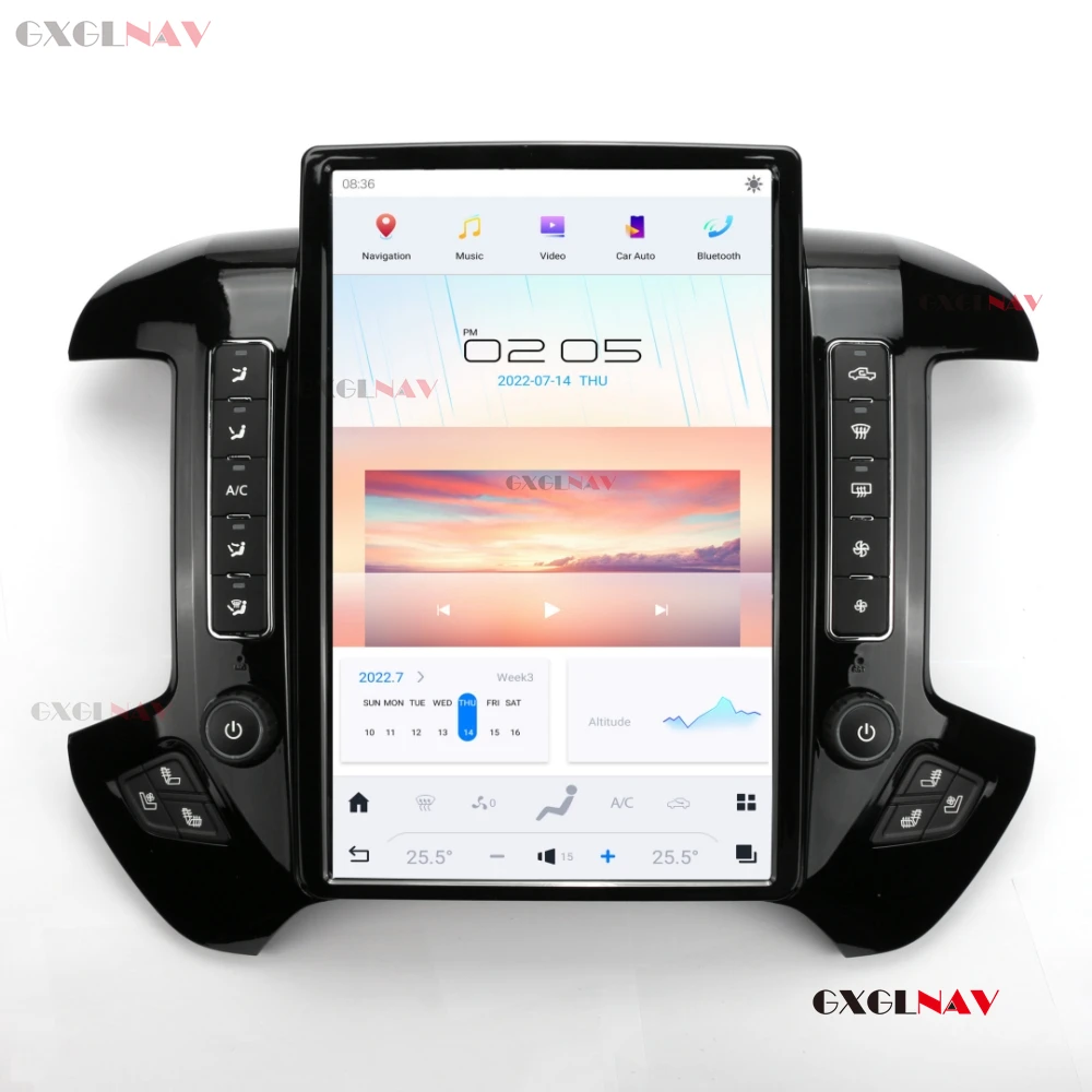 14.4 Inch Vertical Screen Car Radio Carplay GPS For Chevrolet Silverado 2013 - 2019/GMC SIERRA 2014 - 2020 Android 11 Head Unit