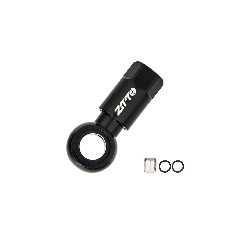 ZTTO Bicycle Oil Pipe Insert Banjo Aluminum Alloy Olive Head Connector Bike Hydraulic Brake Banjo Fitting for BH90 SLX XT XTR
