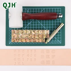 QJH26/36 Stamps Zinc Alloy English Letters Stamping Symbol Set Leather Decoration Marking Punching Tools DIY Leather Craft Tool