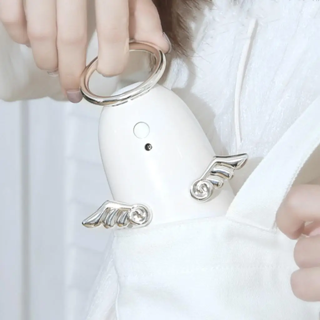 천사 모양과 주변 조명 230ml를 갖춘 미니 USB 휴대용 가습기