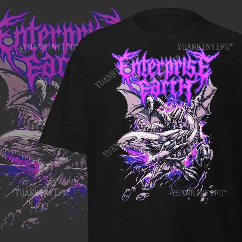 Camiseta Enterprise Earth Deathcore, regalos para Metalheads Band Merch, cuello redondo Vintage, ropa de calle para hombres y mujeres, camisetas de manga corta