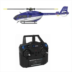 New C187 Remote Control Airplane Kubingke Ec135 Model Remote Control Helicopter Single Paddle No Ailerons Airplane Model Toy