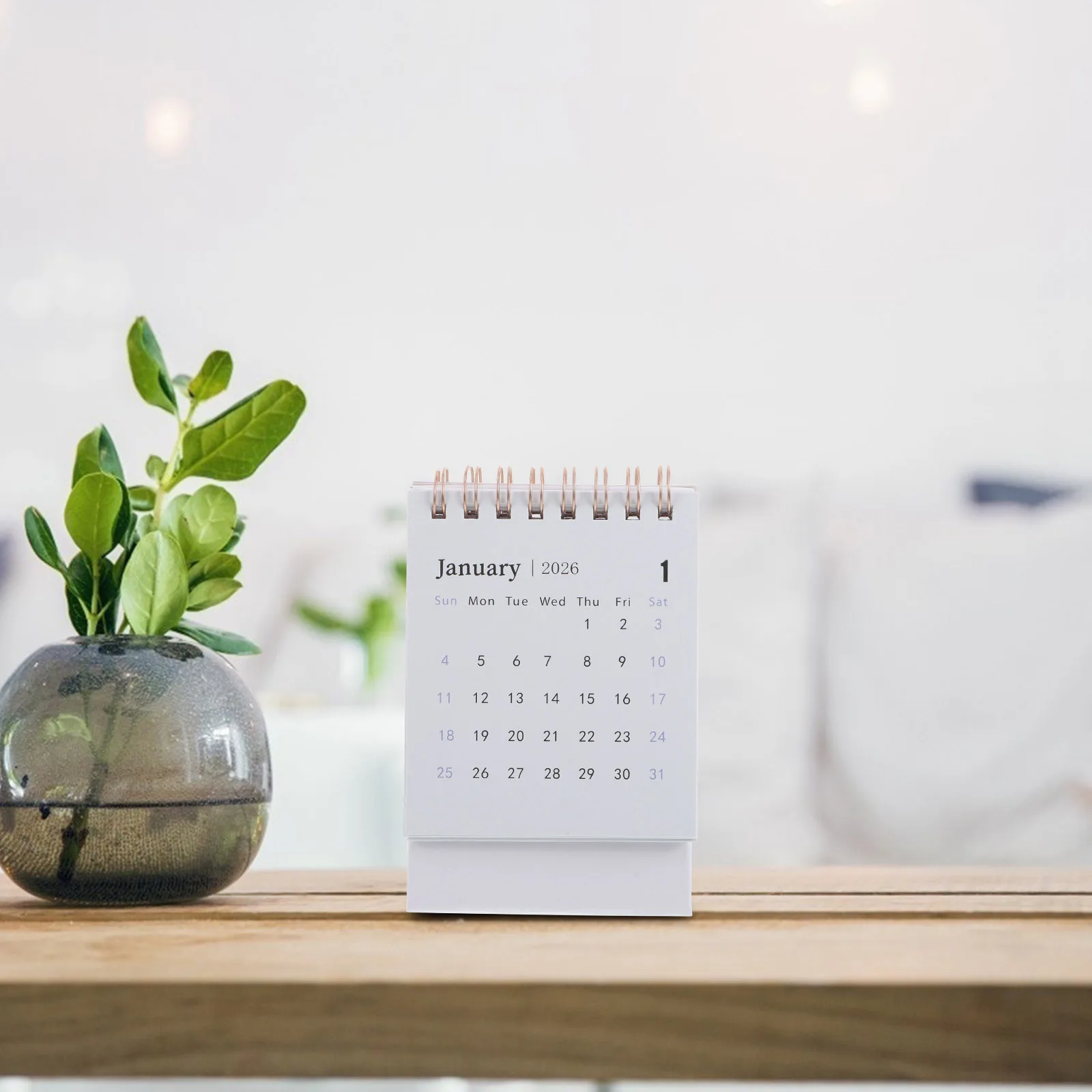 Mini Desk Calendar 2026 Standing Flip Small Tabletop Desktop Calendar Monthly Planner Office Supplies 2026 Desk Calendars