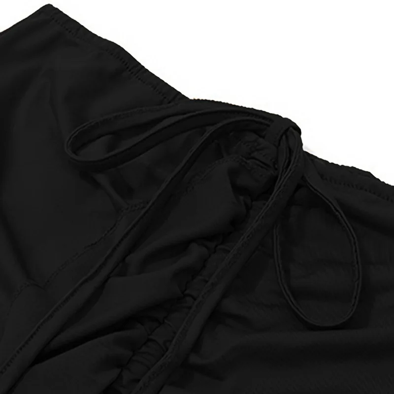 Zeyla Jupe mi-longue plissée de printemps – Taille basse avec ourlet à volants, style français pour le travail et le week-end