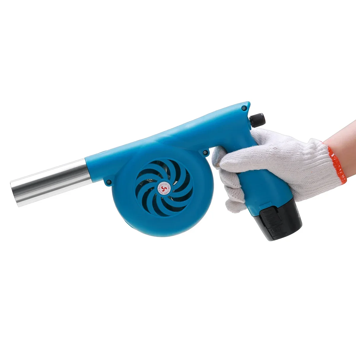 

With Li-ion Battery Cordless Electric Air Blower Handheld Leaf Blower Dust Collector Sweeper BBQ Grill Fire Bellows Tools