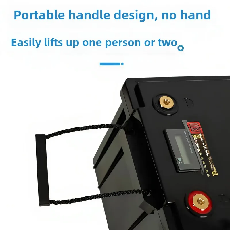 36V 120Ah Heavy-Duty Sealed Waterproof Li-Ion Battery (100A Protective BMS) – Harsh Environment-Adapted Power for 1500W/3500W C