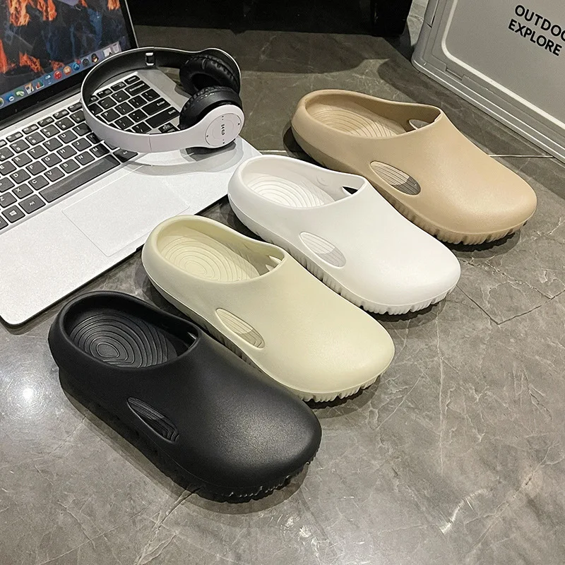 EVA Bread Women's Men's Non Slip and Odor Proof Outdoor Sandals, Sports Beach Slippers, Casual and Comfortable Shoes