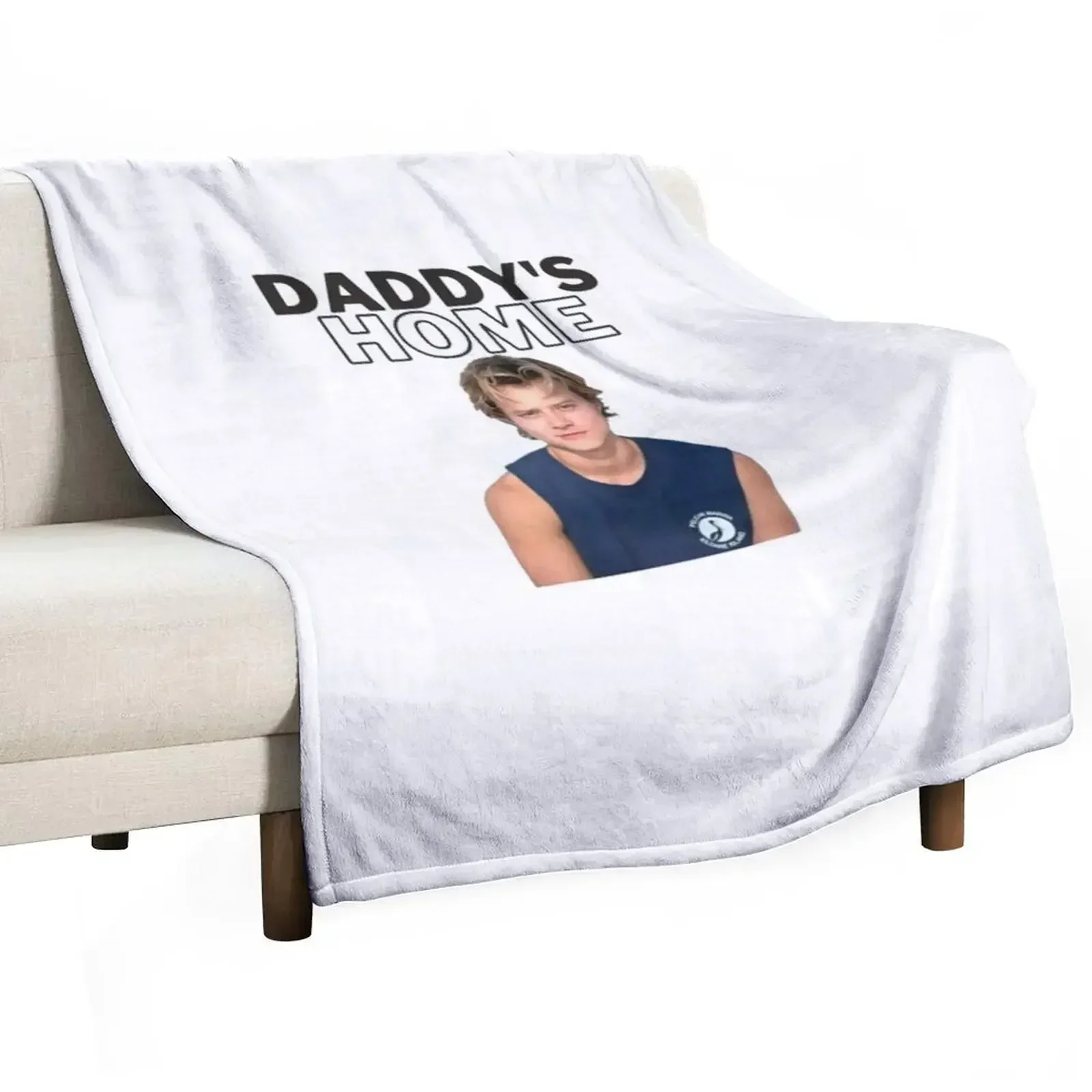 Daddys Home JJ Maybank Rudy Pancow Shirt Throw Blanket Multi-Purpose Plaid For Baby blankets ands Blankets