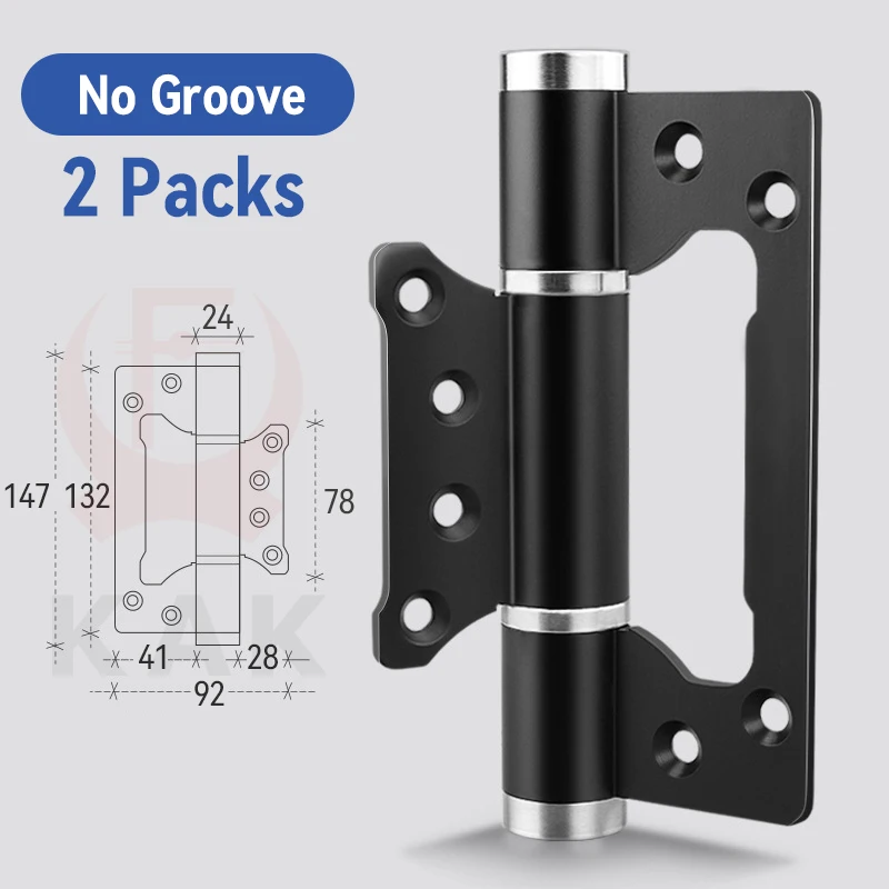 Kak 2 stücke automatischer Tür schließer versteckte Tür scharnier position g weich schließender Tür stopper Aluminium legierung Tür schließ vorrichtung Hardware