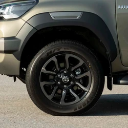 Wheel Arch Mudguards for Toyota Hilux 2022 2021 Revo Rocco 2016 2017 2018 2019 2020 Fender Flares for Pickup Trucks Matte Black