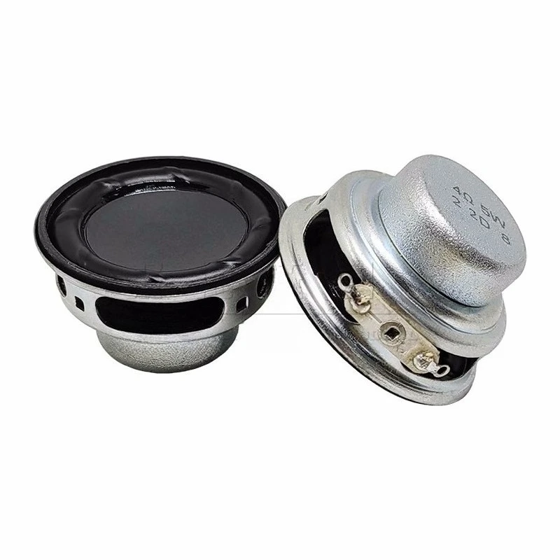SOTAMIA 2PCS 1.5 Inch 40mm Round Full Range Speaker 4 Ohms 5 Watts 16 Core Dual Magnetic Stripe Edge Small Speaker Speaker