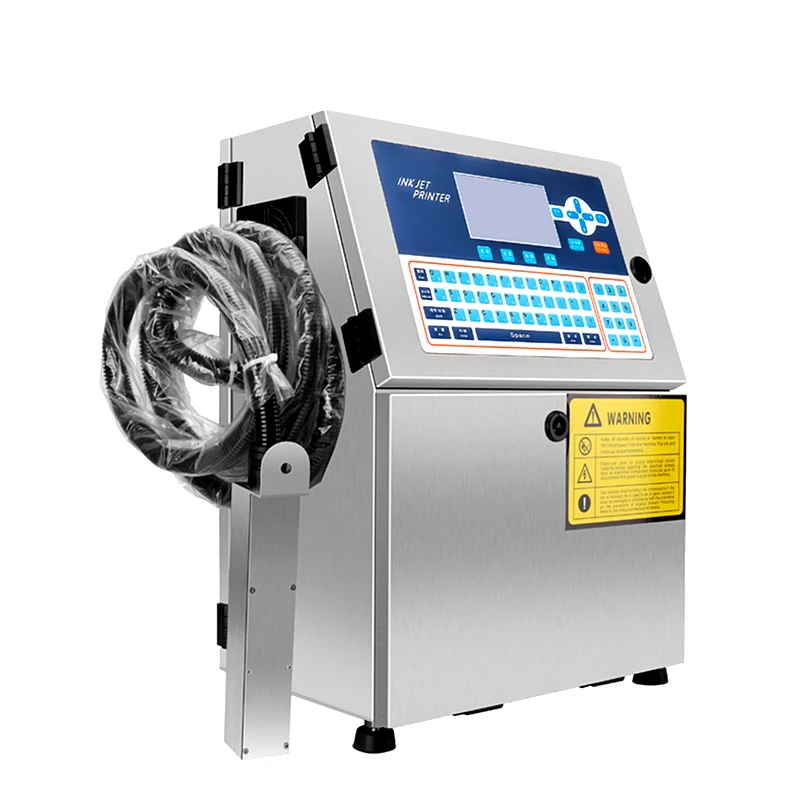 Automatic Small Character Printer CIJ Inkjet Printer Online Printer Coding machine for Batch code Number date Plastic Pipe