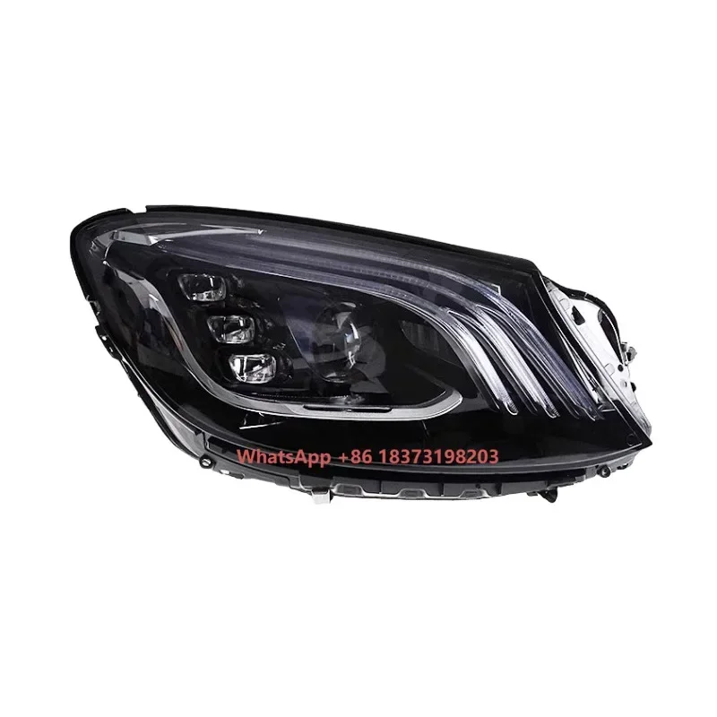 GDJ Headlight Suitable for S-Class 14-17 W222 Geometric Multi-beam LED Daytime Running Lamp
