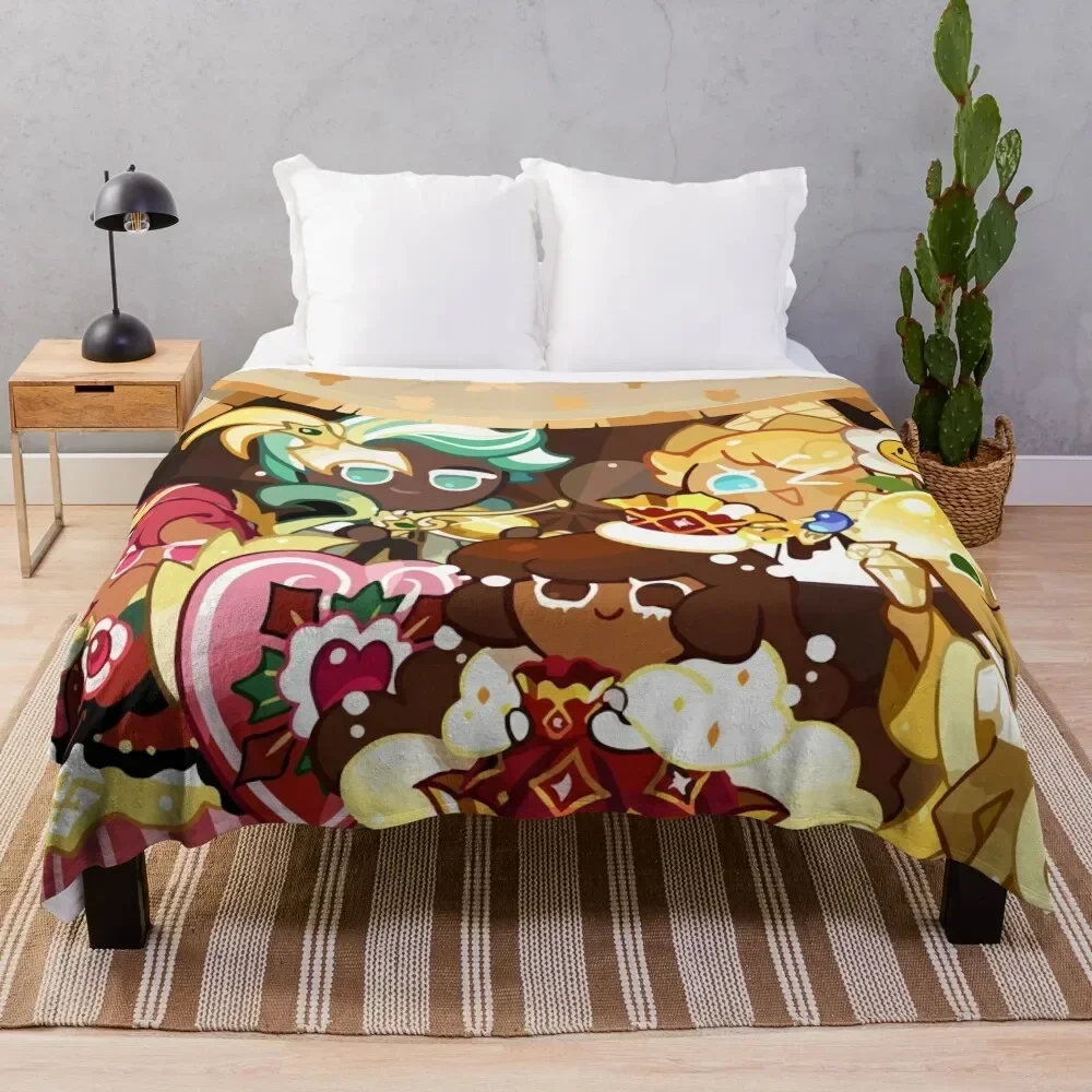 

Christmas in Cookie run kingdom Throw Blanket Vintage Thins Blankets
