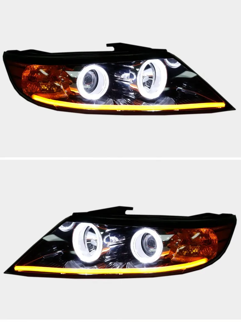 

For Kia Sorento Car Headlight LED DRL Daytime Running Light Headlamp Projector Lens Turn signal