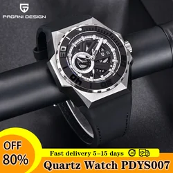 PAGANI DESIGN 2025 New Men's Watches Top Luxury Quartz Watch For Men Automatic Date Speed Chronograph Sapphire Mirror Wristwatch