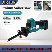 Fit Makita DJR189 Cordless Electric Reciprocating Saw Wood Metal Cutting Saw Lithium Battery Portable Saw For Makita 18V Battery