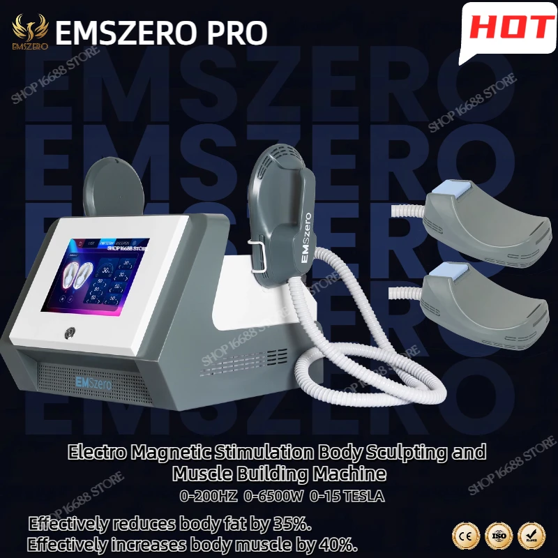 

Профессиональный RFMYOslim машина для моделирования тела, электрический стимулятор мышц для сжигания жира, 15 Tes 6500 Вт, 5 ручек