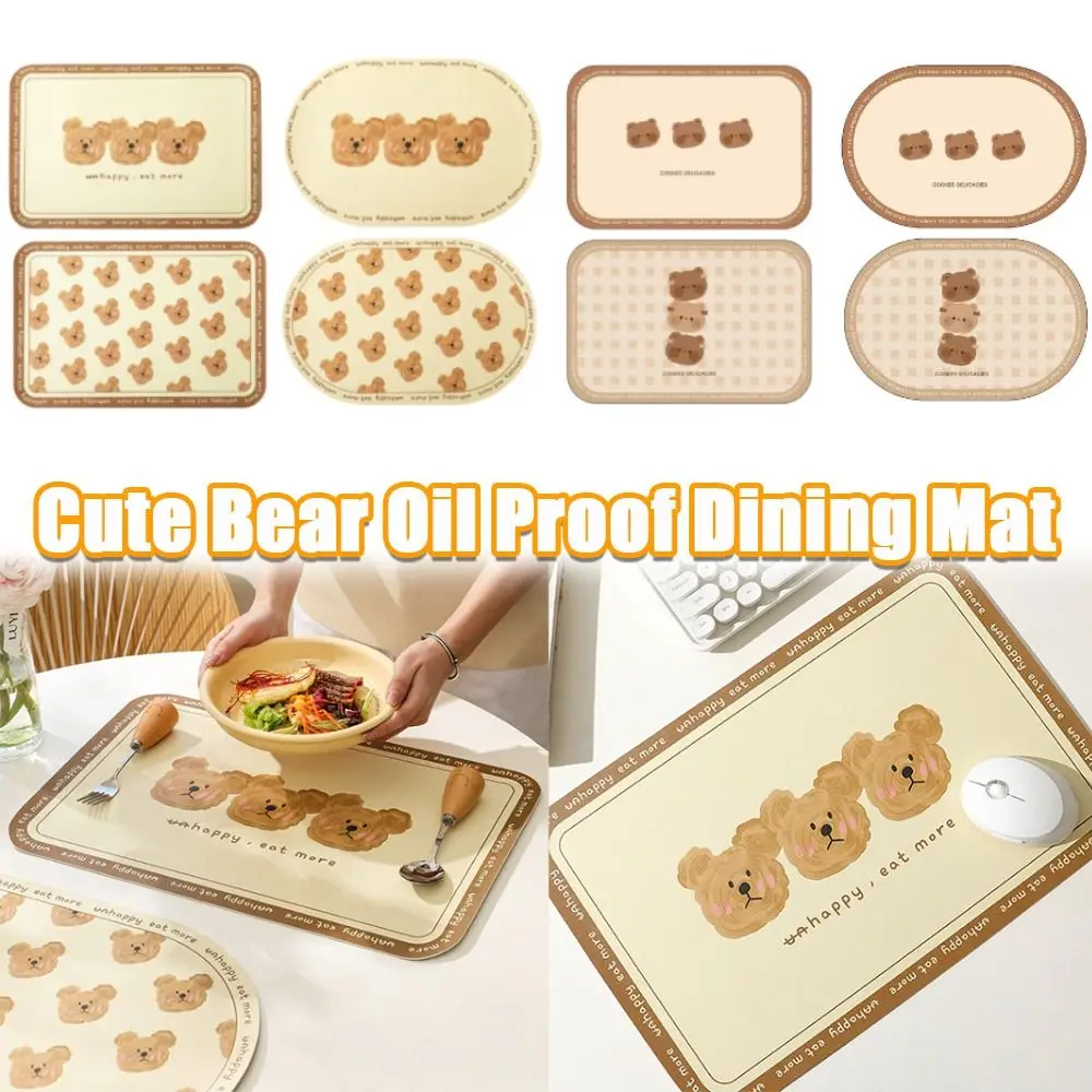 Cute Bear Dining Mat 4