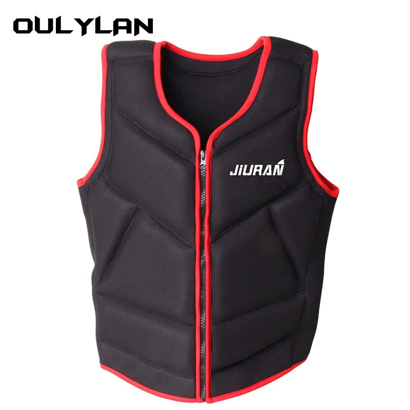 Oulylan Jacket Sport Adult Kid Life Vest Clothes Neoprene Life Jacket Fishing Vest Water Swim Skating Ski Rescue Boats Drifting