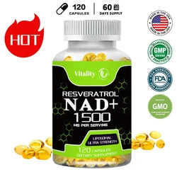 Vitality NAD Supplements - Natural Energy, Anti-aging and Cellular Health, Strengthens The Immune System