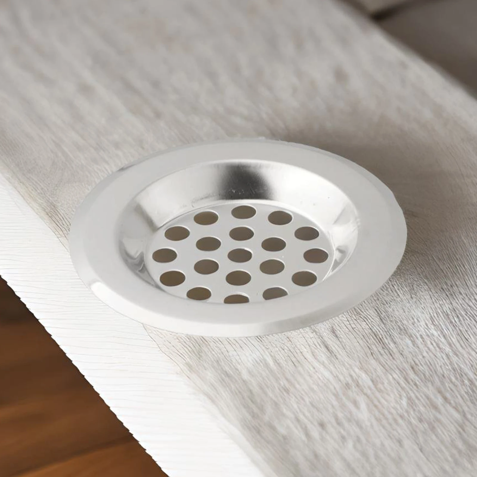 Filtro antibloqueo para baño, colador de fregadero de cocina, red de drenaje, filtro de orificio para el cabello, filtración de acero inoxidable